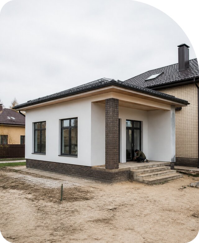 Строительство одноэтажной пристройки в Биробиджане от 456210 р. | РадиДОМА-Брб